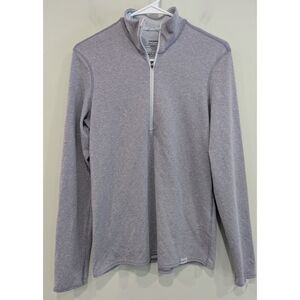 Patagonia Capilene 3 Midweight Heathered Purple Half Zip Pullover Size Medium